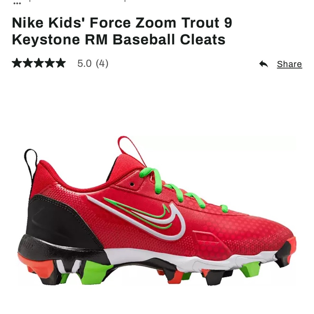 Kids Baseball Cleats